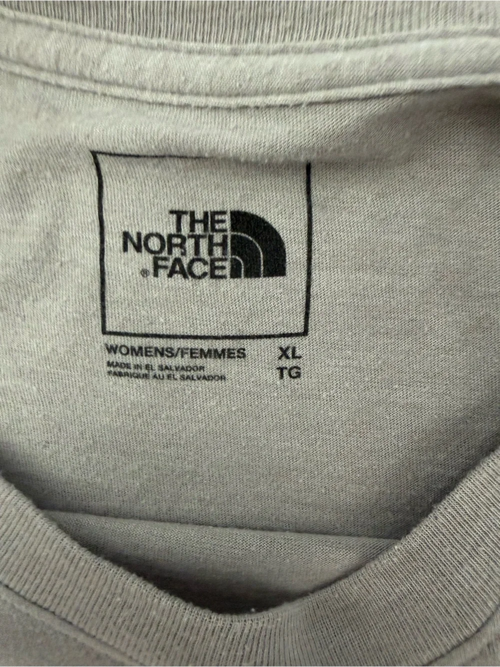 The North Face Men's Heather Gray Logo Short Sleeve Tee